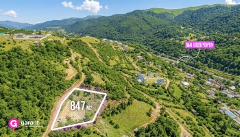 მიწის ნაკვეთი, ტავუშის რეგიონი, თეღუთი, 847 კვ.м